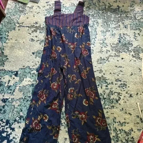 Madewell x Warm Print-Mix Jumpsuit in Honolulu Hibiscus 🌺 sold out NWT 0 - Picture 5 of 8